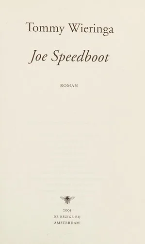 Omslag van Joe Speedboot